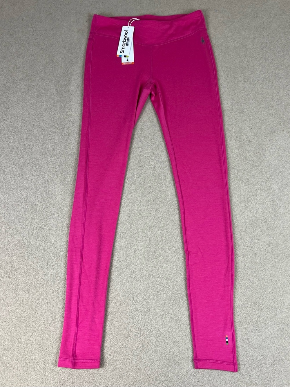 Smartwool Thermal Merino Classic Base Layer Bottom, Power Pink, Women s Sz Med.